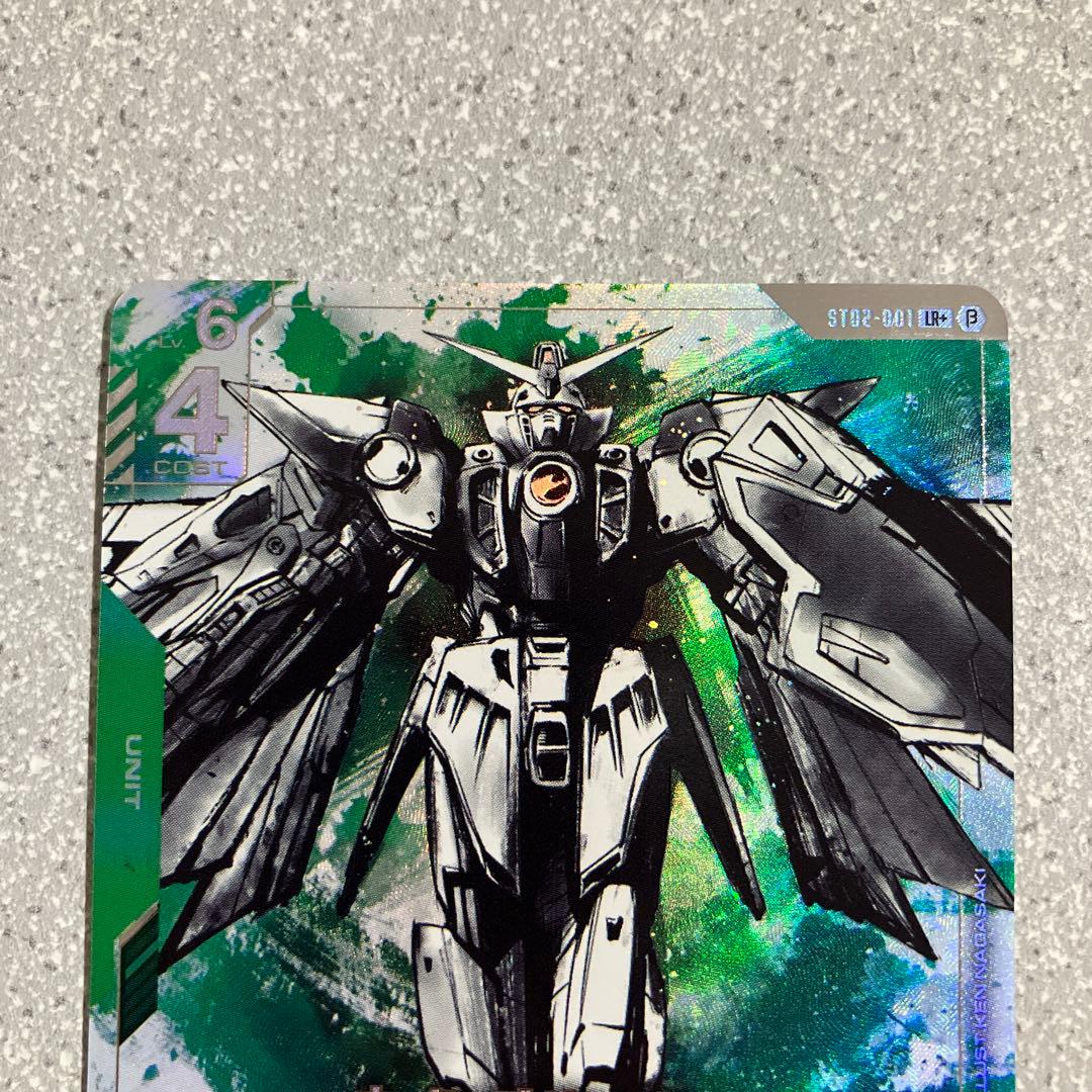 ☆ガンダムカードゲーム☆ウイングガンダム☆パラレル☆未使用☆β版☆