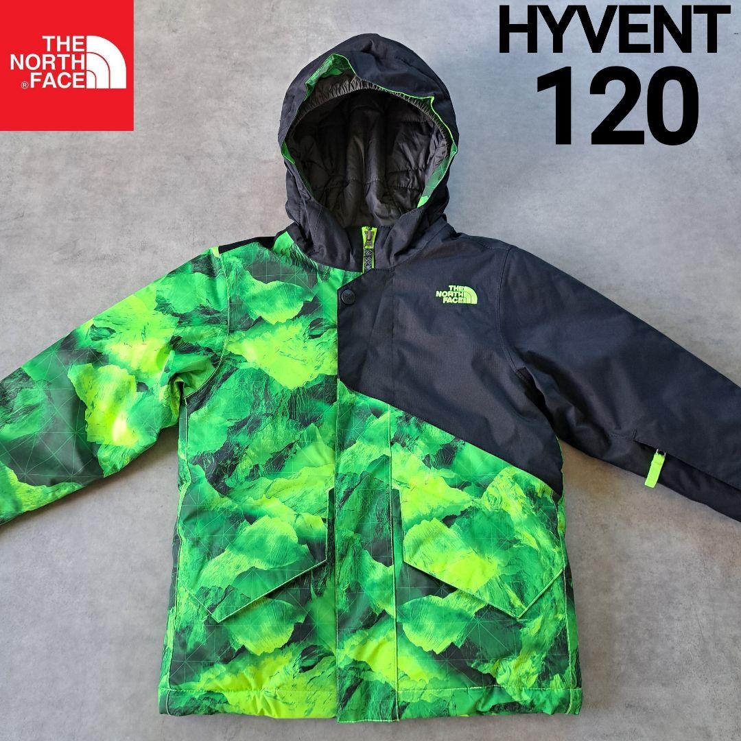 【大人気】ノースフェイスハイベント スキーウェアジャケットキッズ120cm