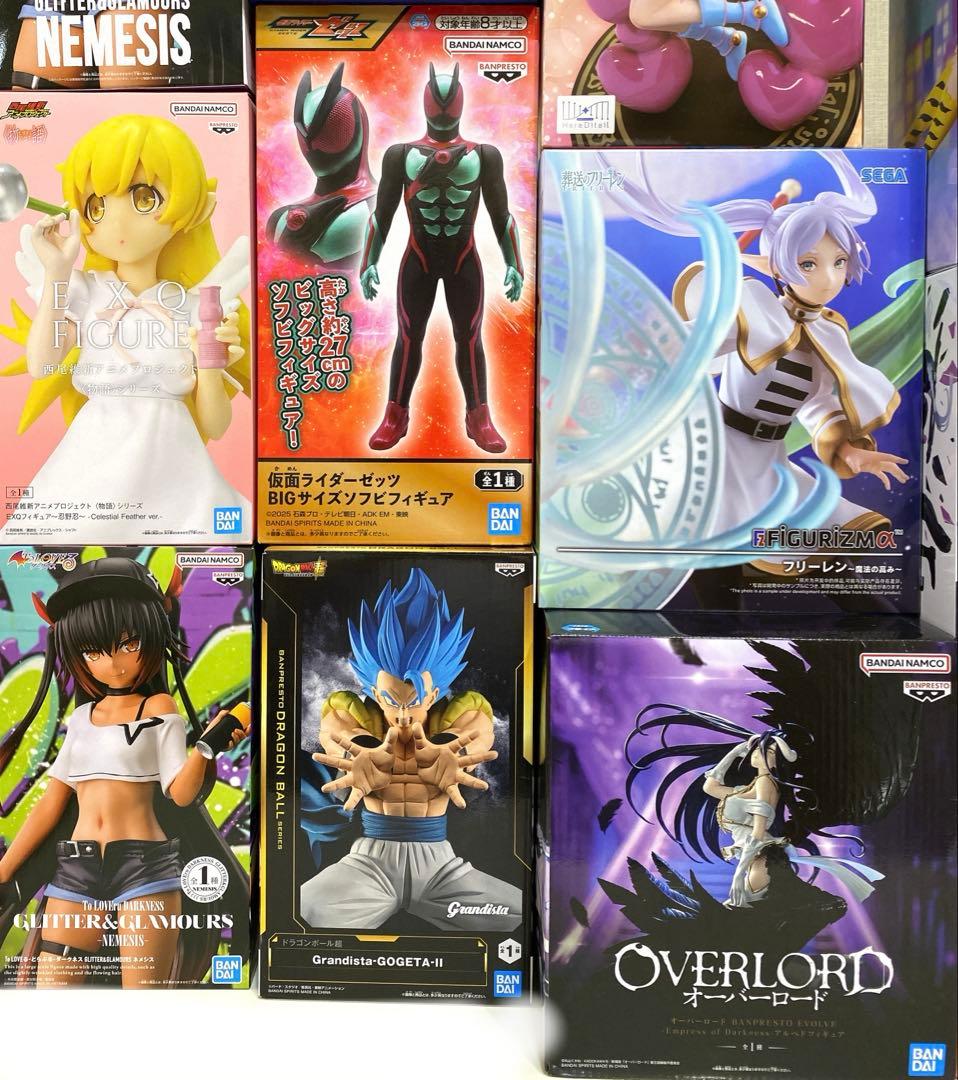 フィギュア等21個セット／フリーレンゴジータアルベドワンピハルヒ遊戯王ジョジョ