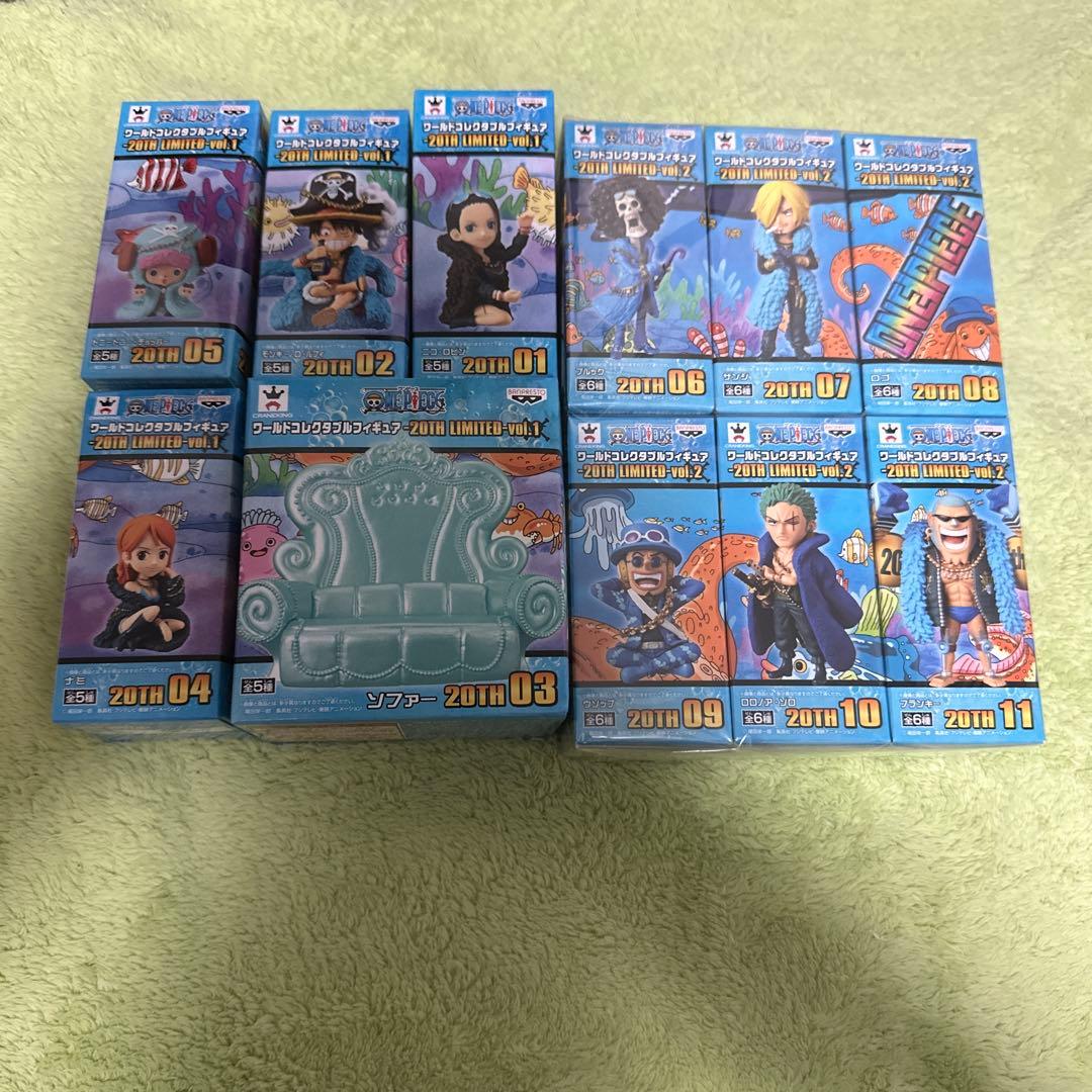 ワンピース ワールドコレクタブル 20th limited 11種