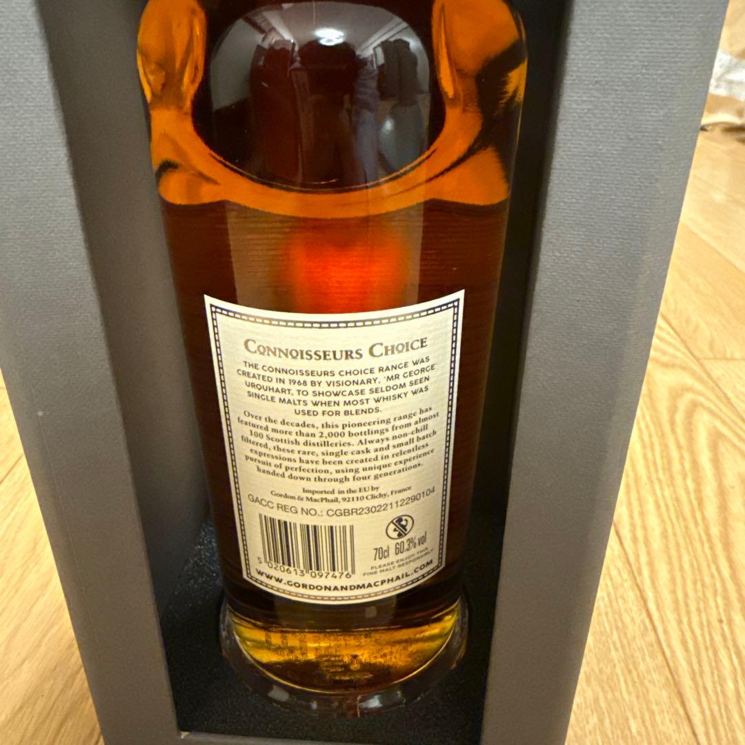 2000　23年　カスクストレングス　ゴードン＆マクファイル　60.3％