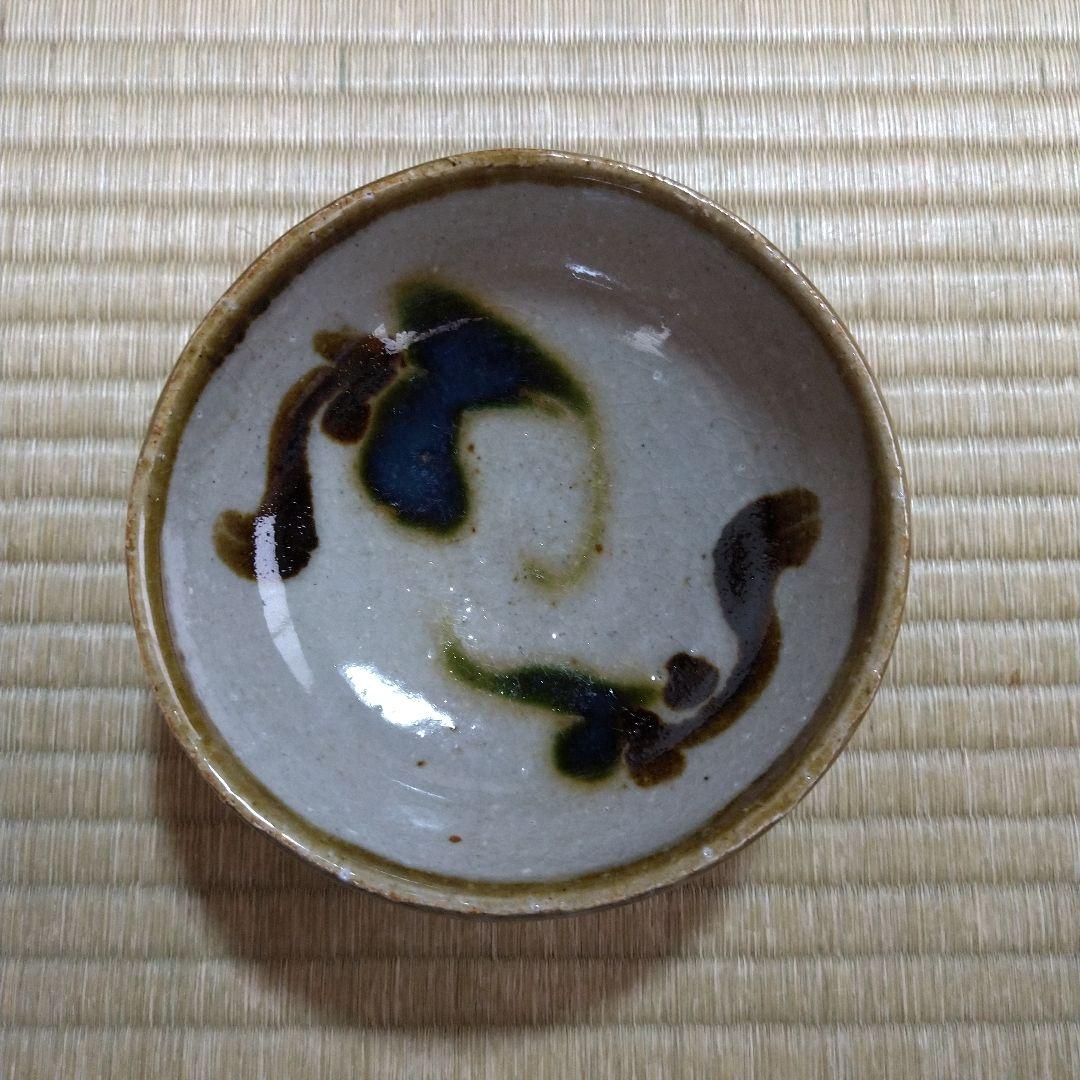 河井寛次郎　飴釉碗　河井つね識箱