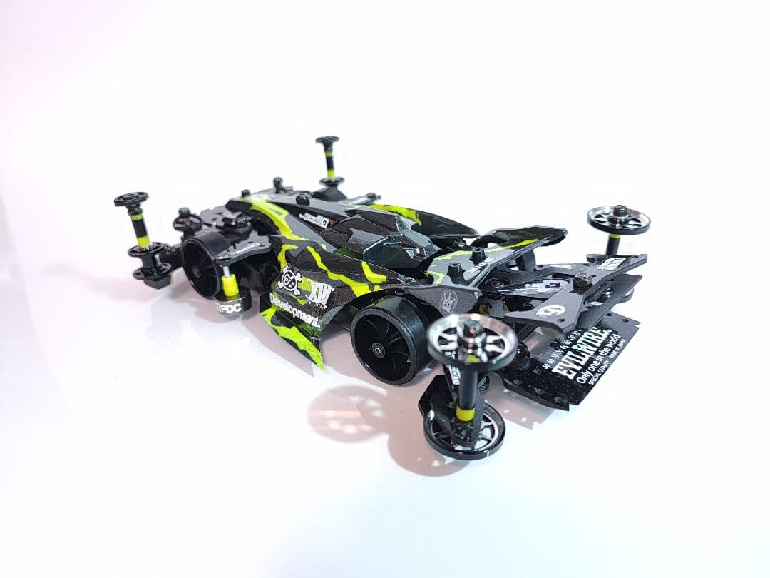 ミニ四駆　完成品　MSフレキ　アバンテ　mkⅢ アズール