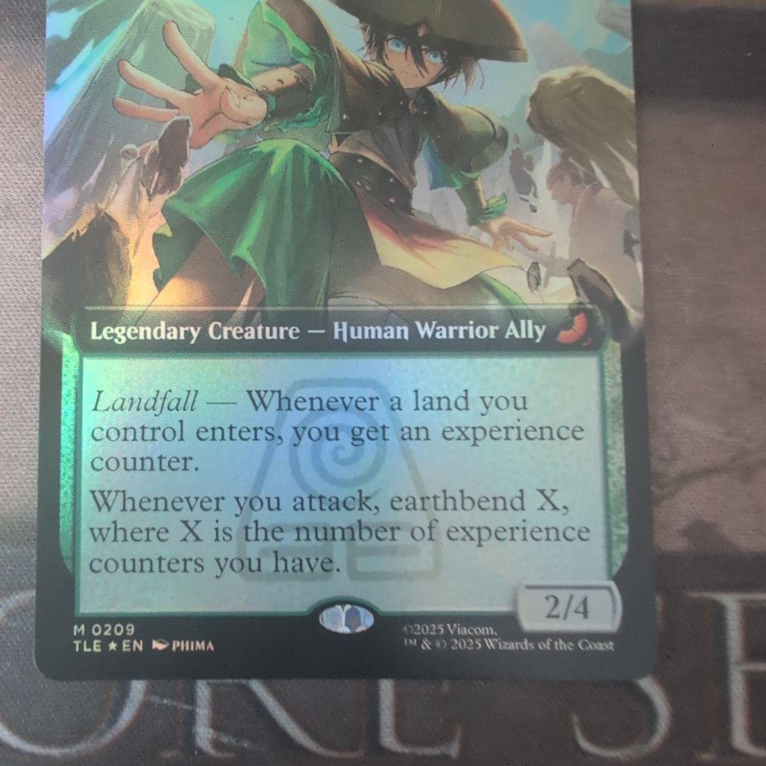 土の技の達人、トフ/Toph, Earthbending Master foil