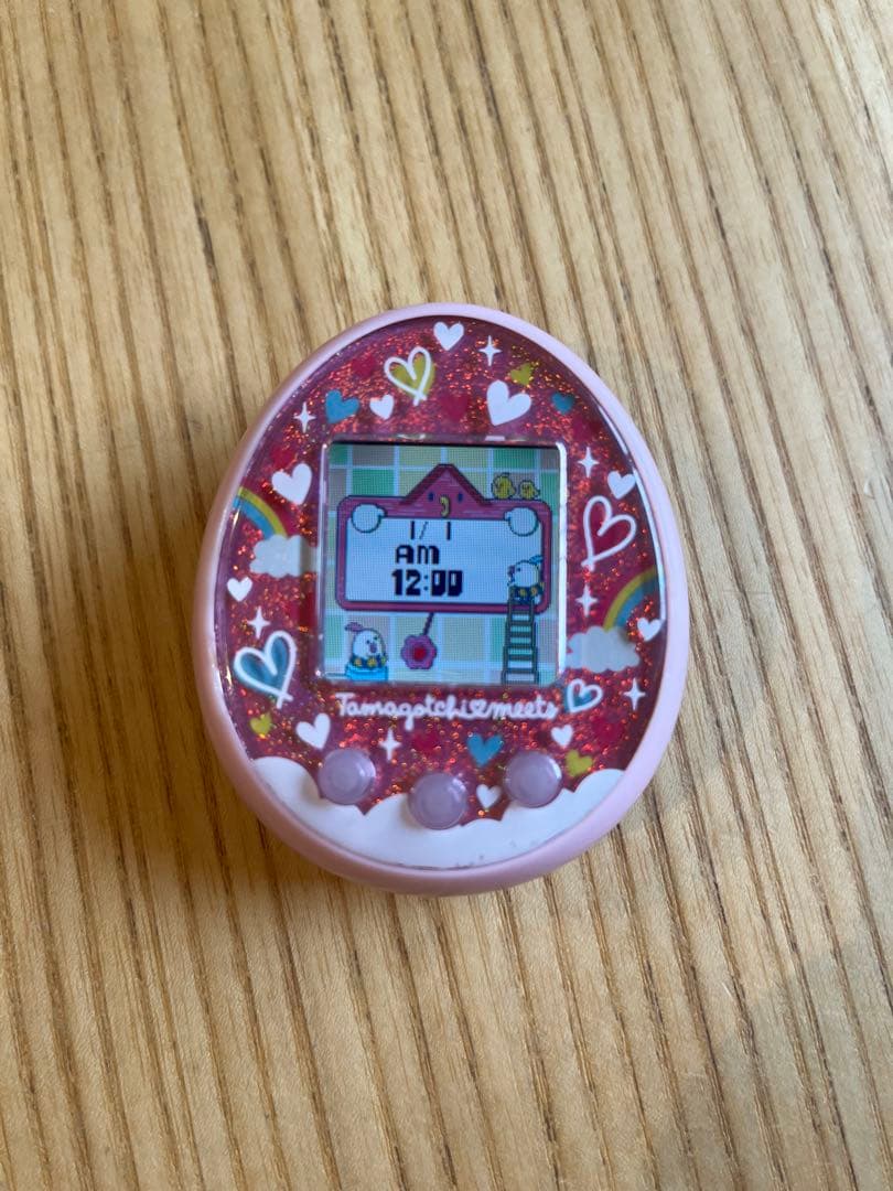 Tamagotchi Meets ピンク ハートデザイン　たまごっちみーつ