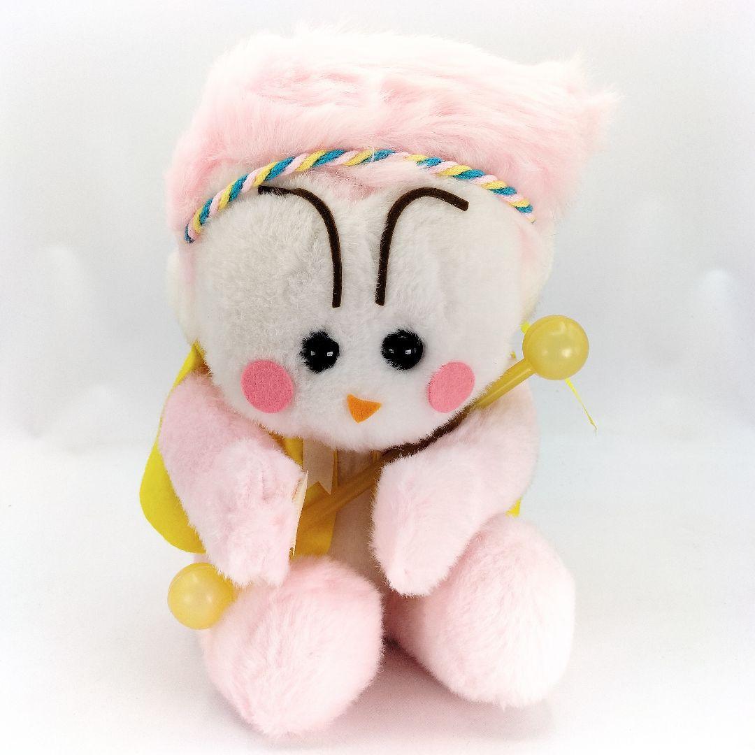 レトロ 孫悟空？猿？ ぬいぐるみ 詳細不明 当時物 ピンク