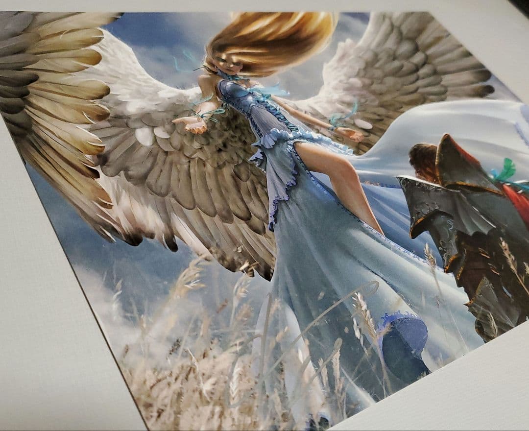 修復の天使 複製原画 サイン入り サインド Johannes Voss MTG