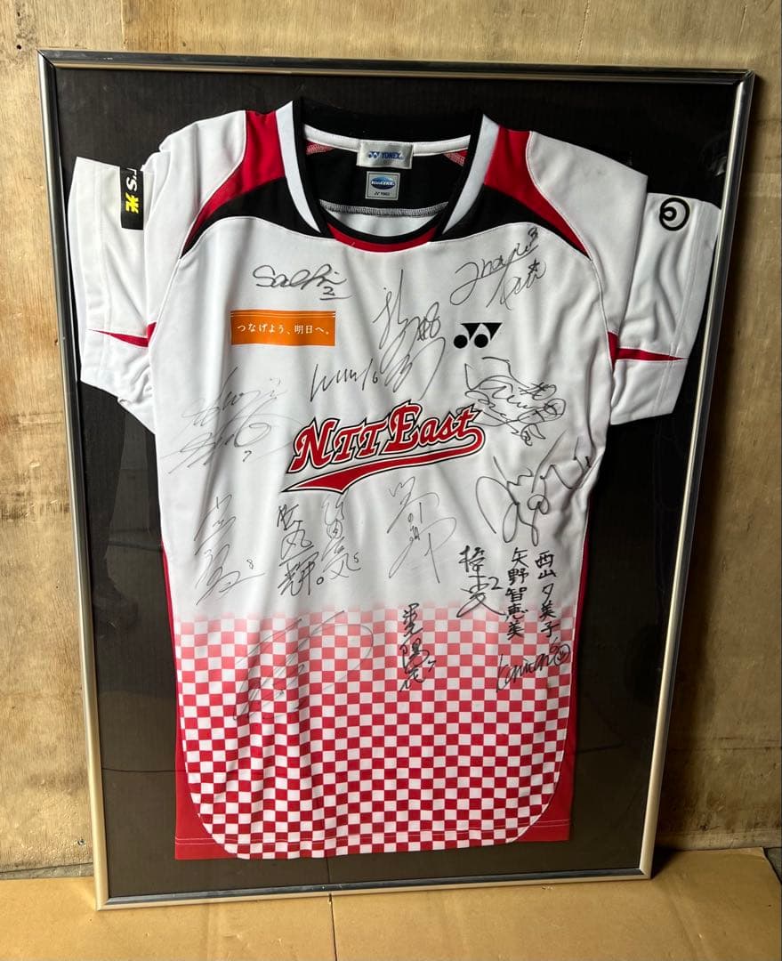 サイン入りバドミントンウェア