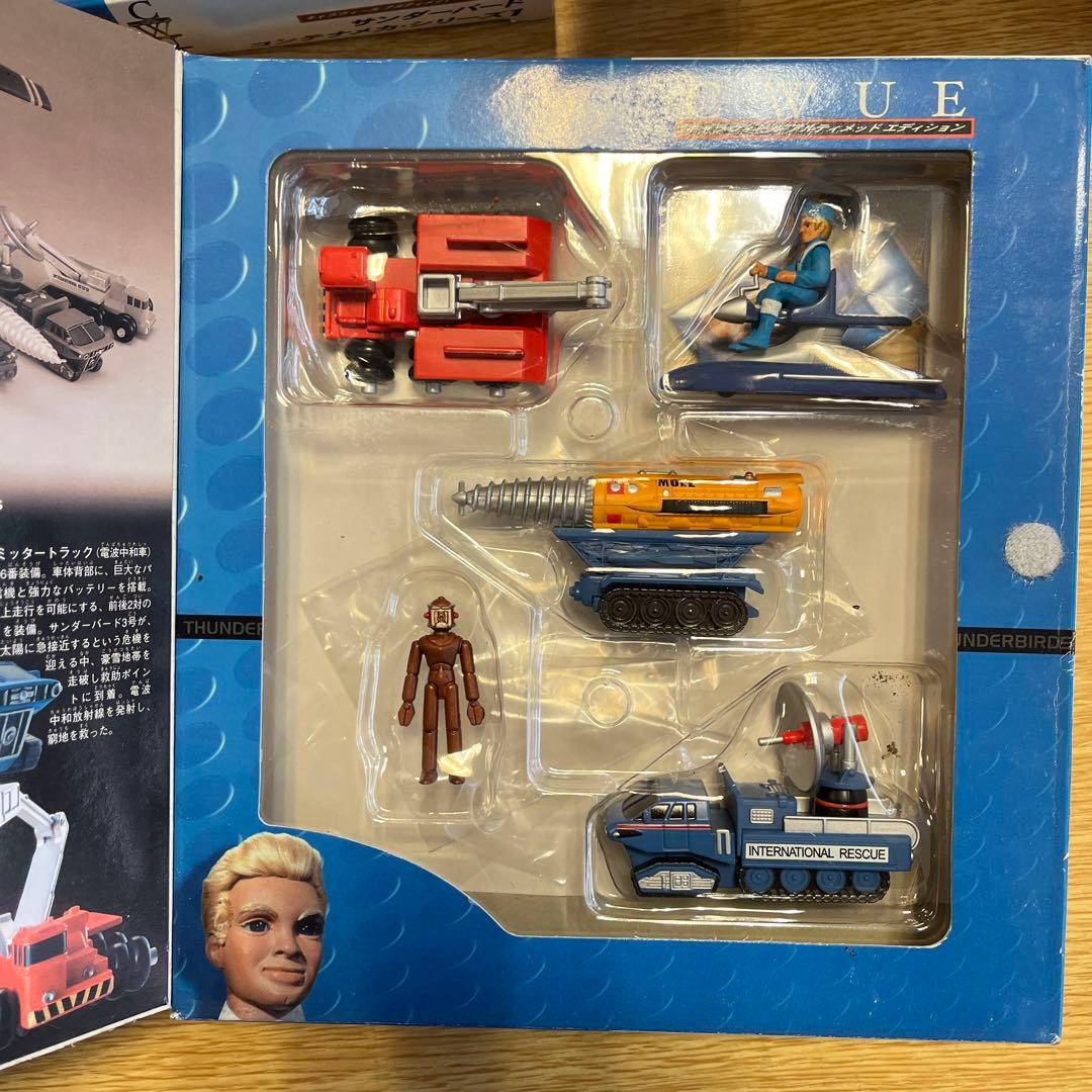 絶版　希少　新世紀合金 アオシマ　サンダーバード6点セット