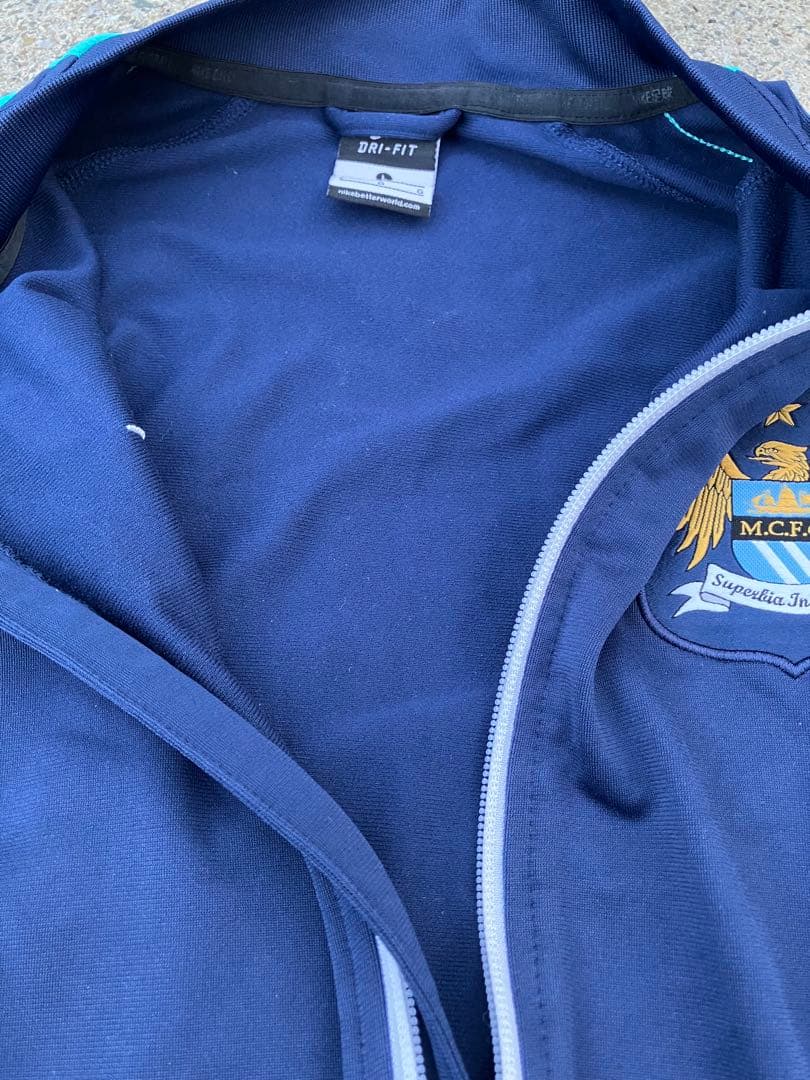 【美品】Nike×マンチェスターシティ　トラックジャケット/ジャージ/ナイキ L