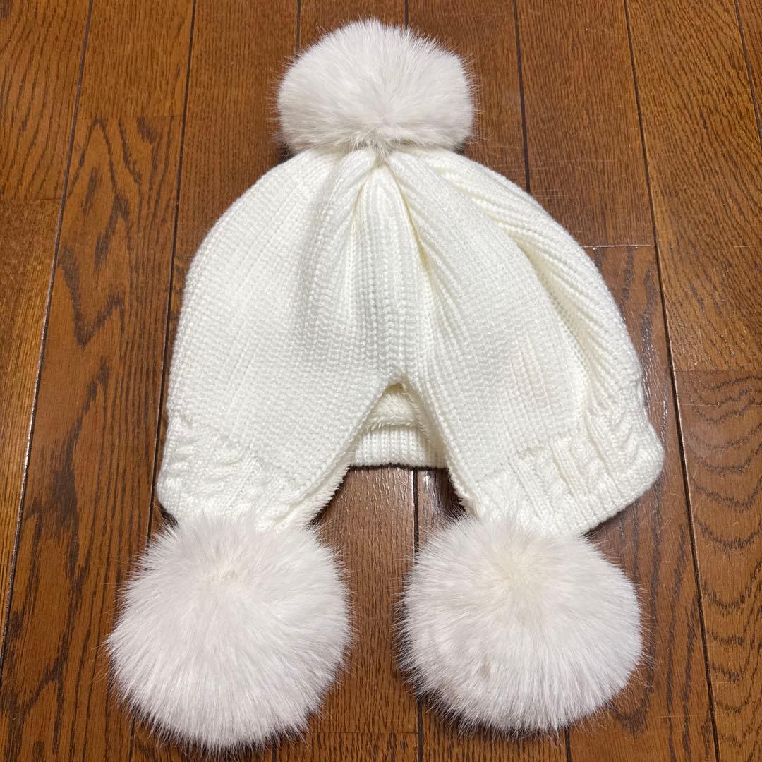 【完売商品】Resurrection トリプルポンポンニット帽