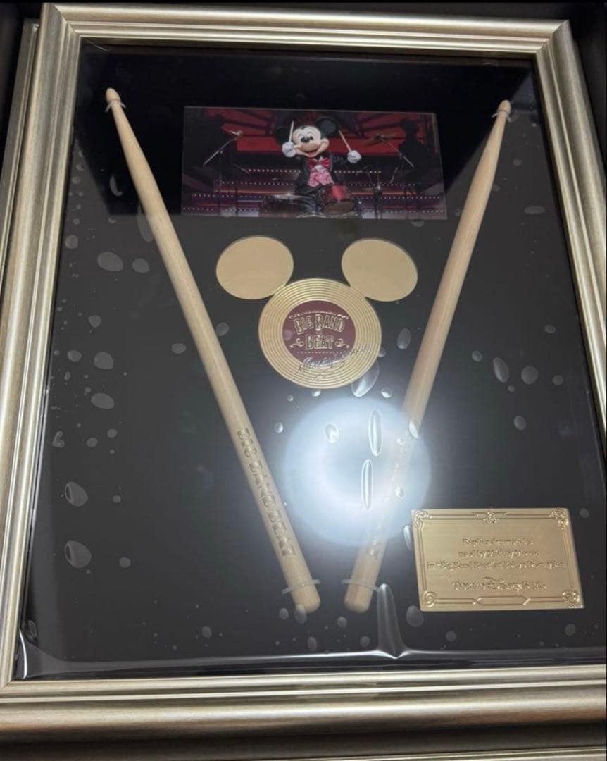 ディズニー　ビッグバンドビート　ドラムスティック　レプリカ　40周年　ポスター