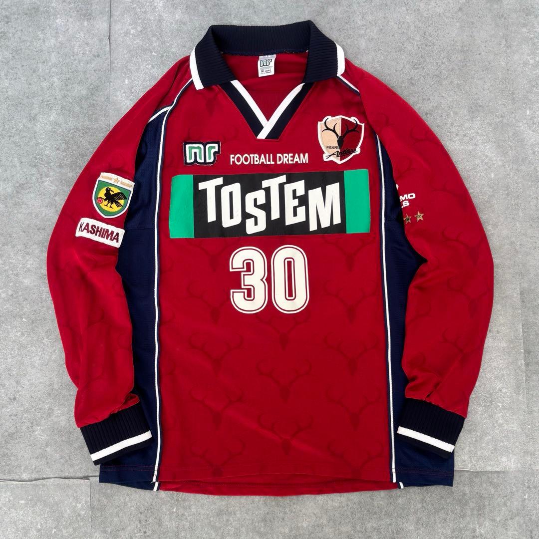 鹿島アントラーズ　長袖　ユニフォーム　サッカー　古着　シャツ　ジャケット