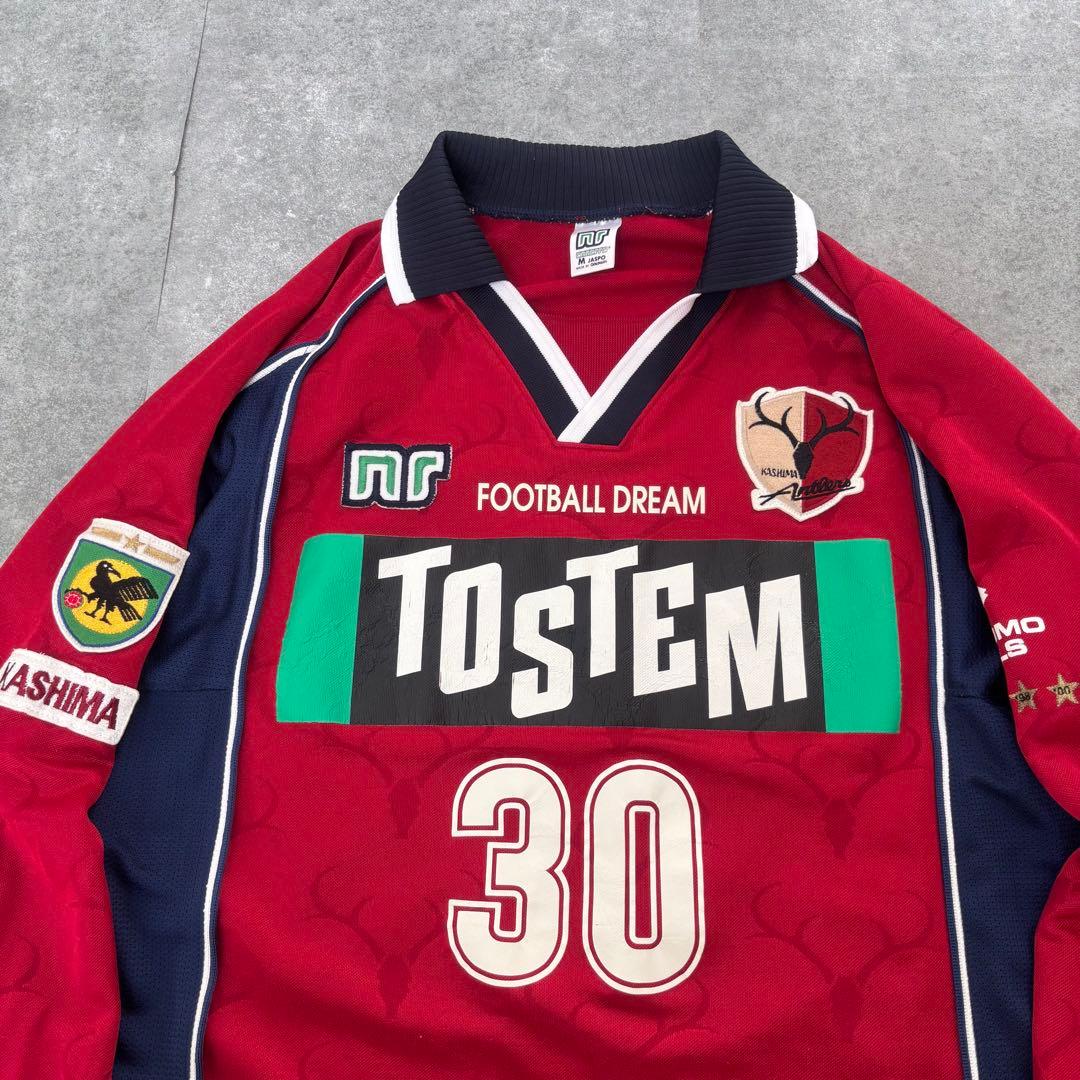 鹿島アントラーズ　長袖　ユニフォーム　サッカー　古着　シャツ　ジャケット