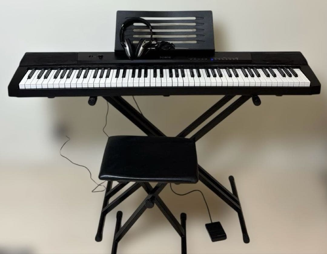 TORTE トルテ 電子ピアノ 88鍵 TDP-88 椅子 ヘッドホン