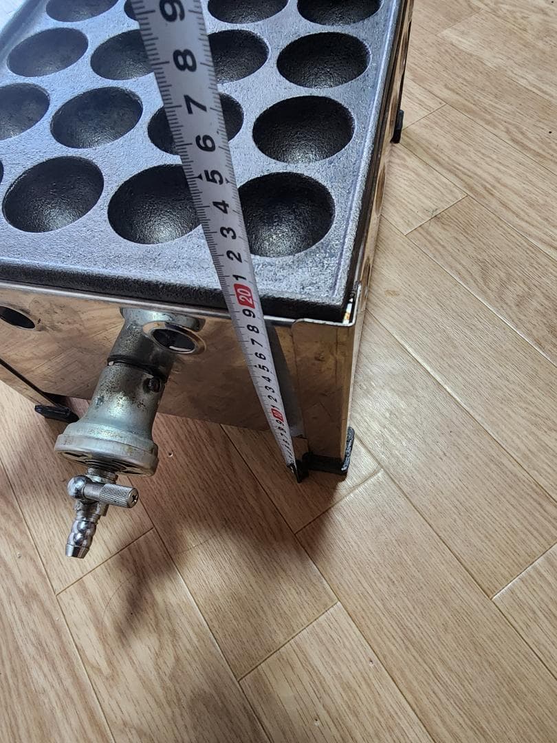 業務用　たこ焼き　鉄板　大玉　24穴 LPガス　プロパンガス