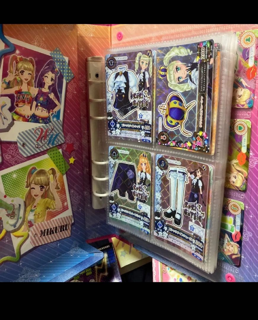 アイカツカード クリアファイル カードファイル バインダー カバン