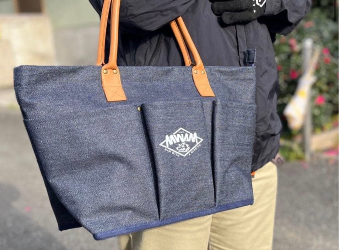 マンウィズ　キャンパスデニムトートバッグ 新品未開封