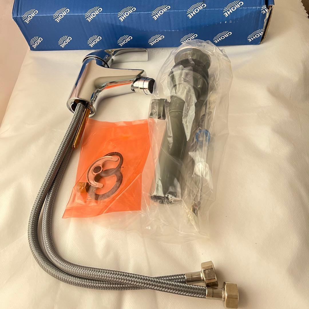 GROHE 洗面混合栓 ポップアップ排水金具セット4つまとめ