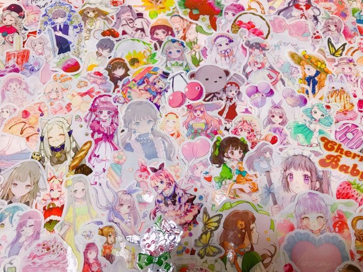 可愛いい❤️❤️人物マステフレークシール( ⸝⸝•ᴗ•⸝⸝ )151