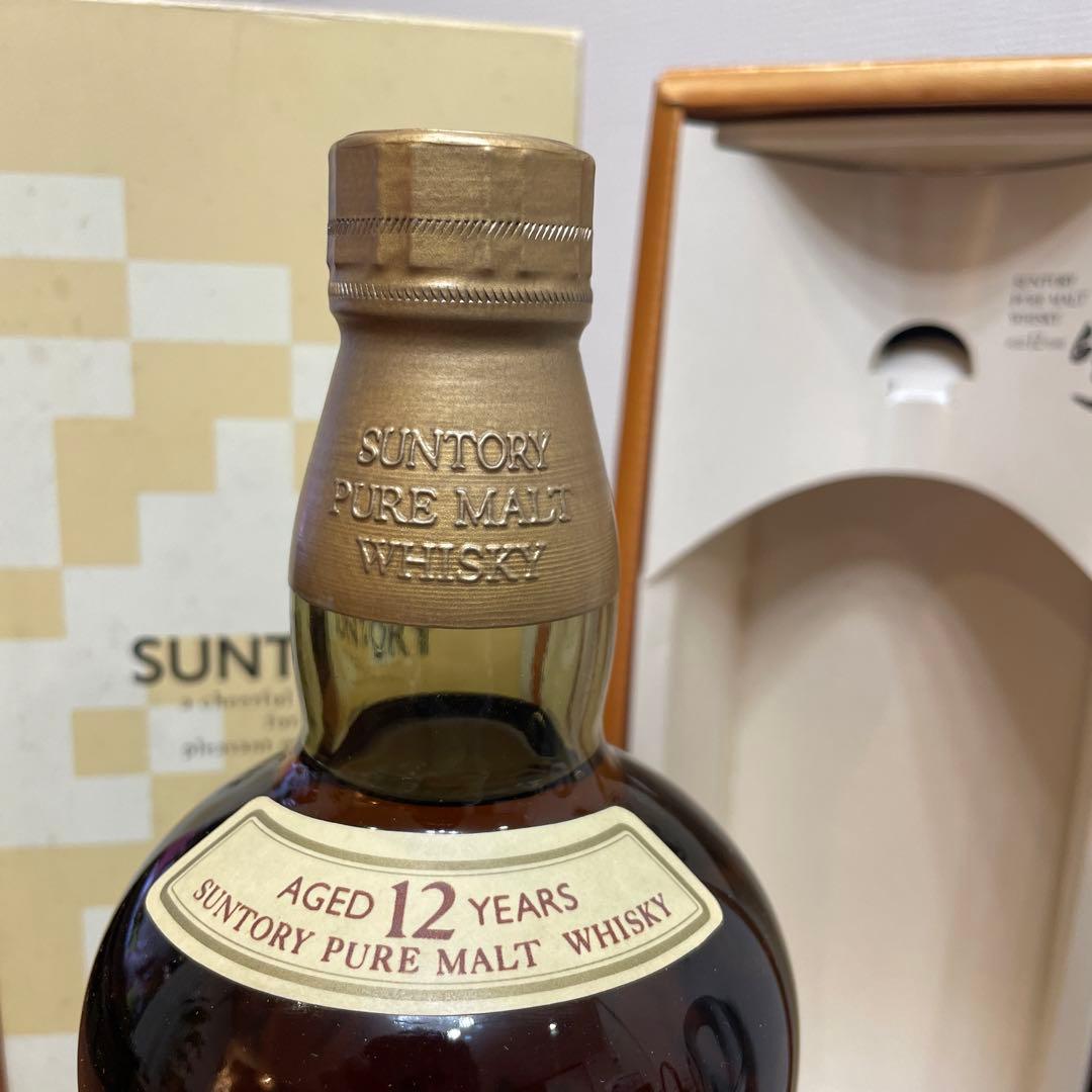 サントリーピュアモルトウイスキー　山崎12年　1000ml 箱付き　未開封