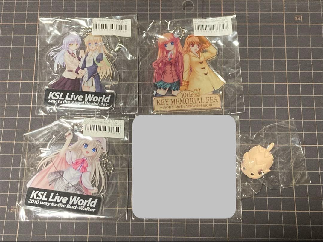 KSL アクリルキーホルダー 4種セット ＋ ちびもす ミニフィギュア
