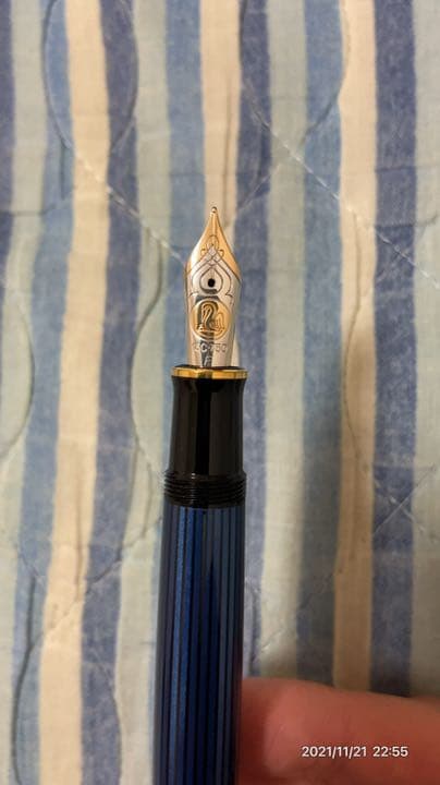 ペリカン M800 青縞