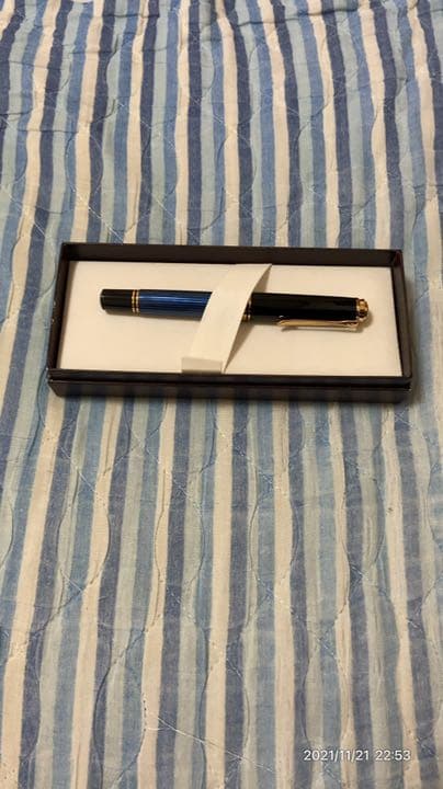 ペリカン M800 青縞