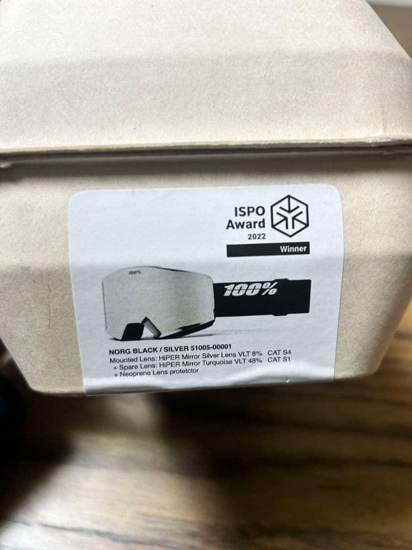 100％ゴーグル　スノーボード　ミラー