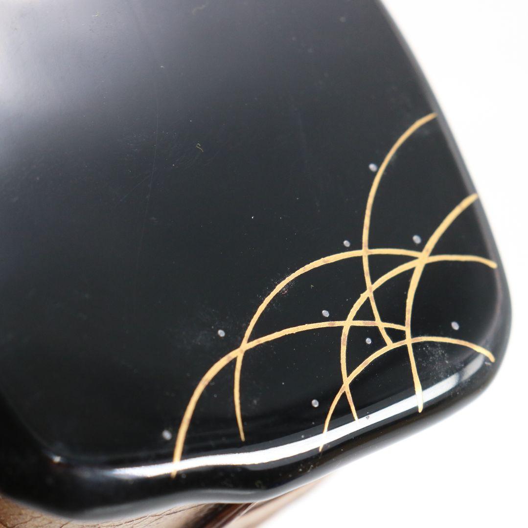 筑城筑良作 木の葉四方 薄茶器 茶道具 共箱　V926　N7