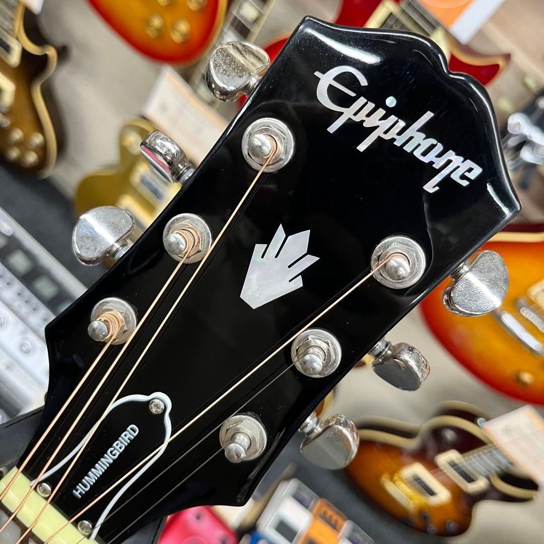 【11528】Epiphone Hummingbird EC STUDIO 赤
