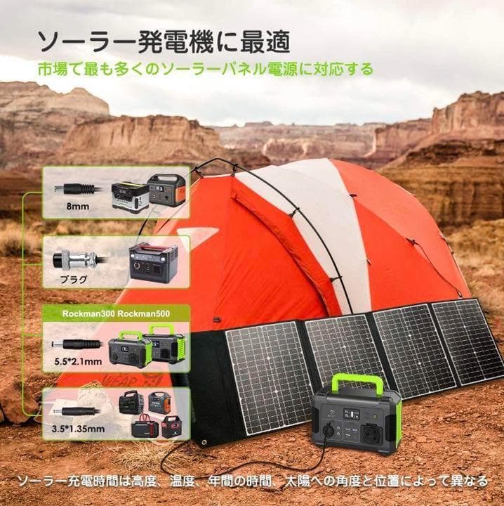 ❤120Wもの超高出力❣日常使用から非常時にも大活躍♪❤ソーラーパネル