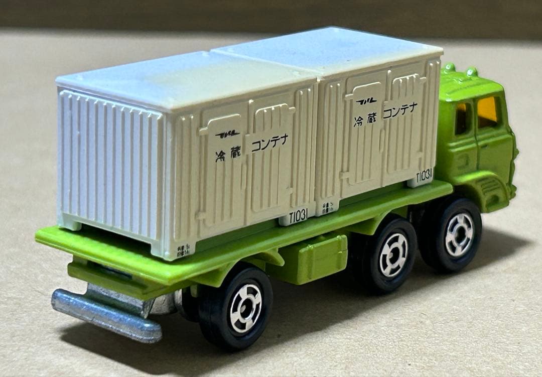 日本製 トミカ ふそう コンテナ運搬車 スーパーギフト
