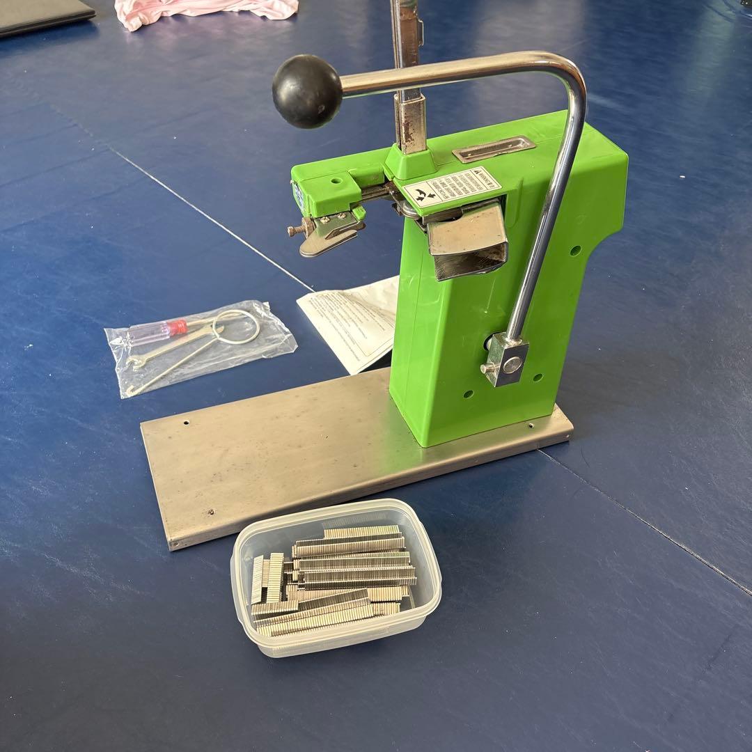 袋口結束機 結束機 袋とじ機 手動式 ビニール メッシュ ステンレス鋼 芯付き