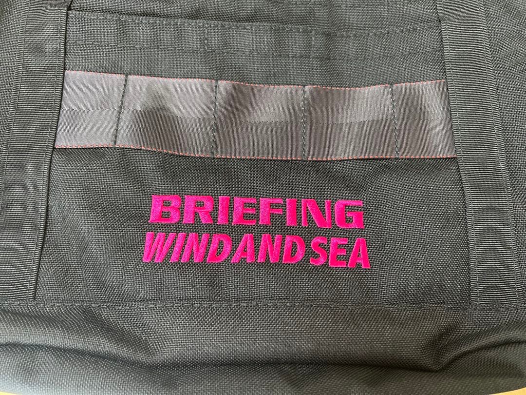 BRIEFING WIND AND SEA トートバッグ ブラック