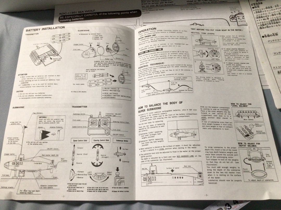 ◉レトロ玩具◉デッドストック◉ニッコー◉シーウルフ級原子力潜水艦◉本格的ラジコン