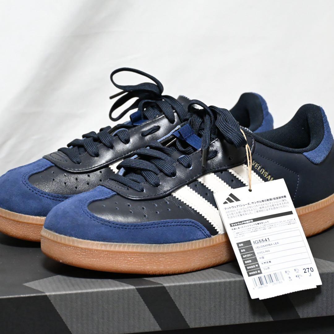 adidas VELOSAMBA レザー SPDシューズ 27cm