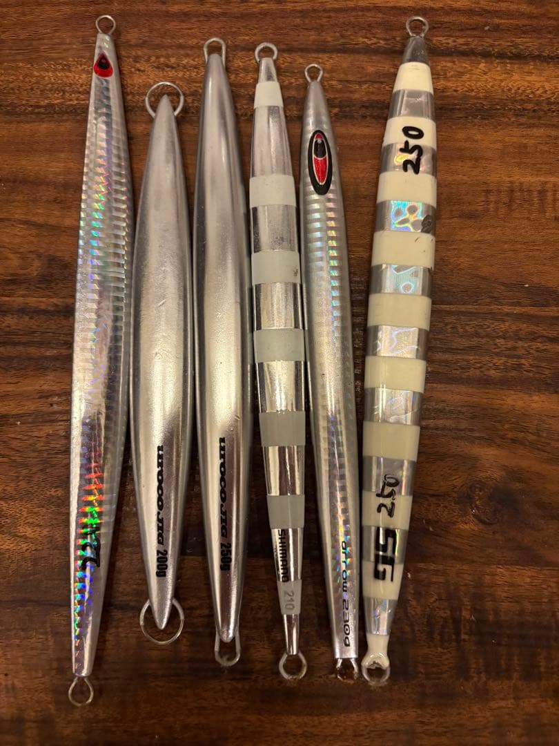 トンジギジグセット6本　ウロコジグ　あいやージグ