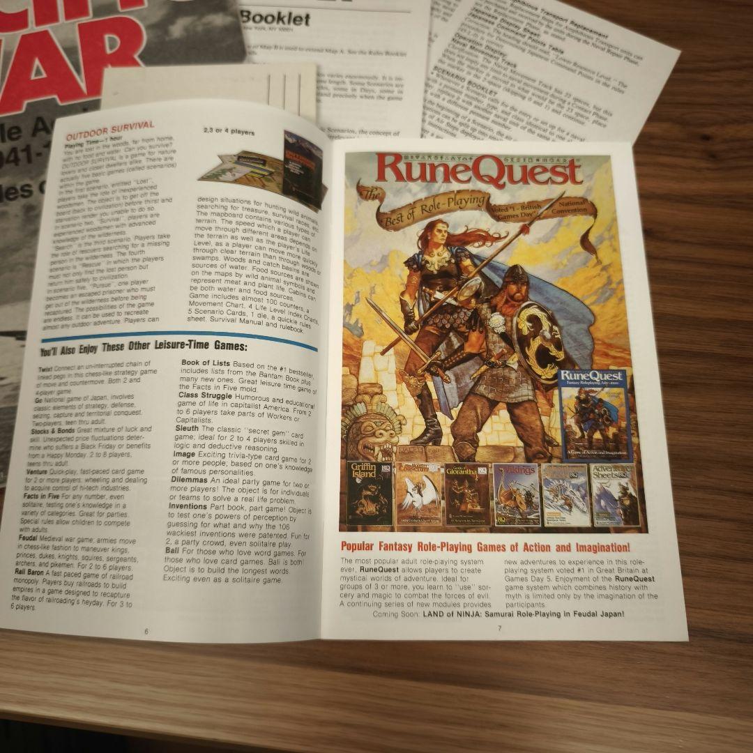 未使用品　パシフィックウォーPacific WAR シミュレーションゲーム