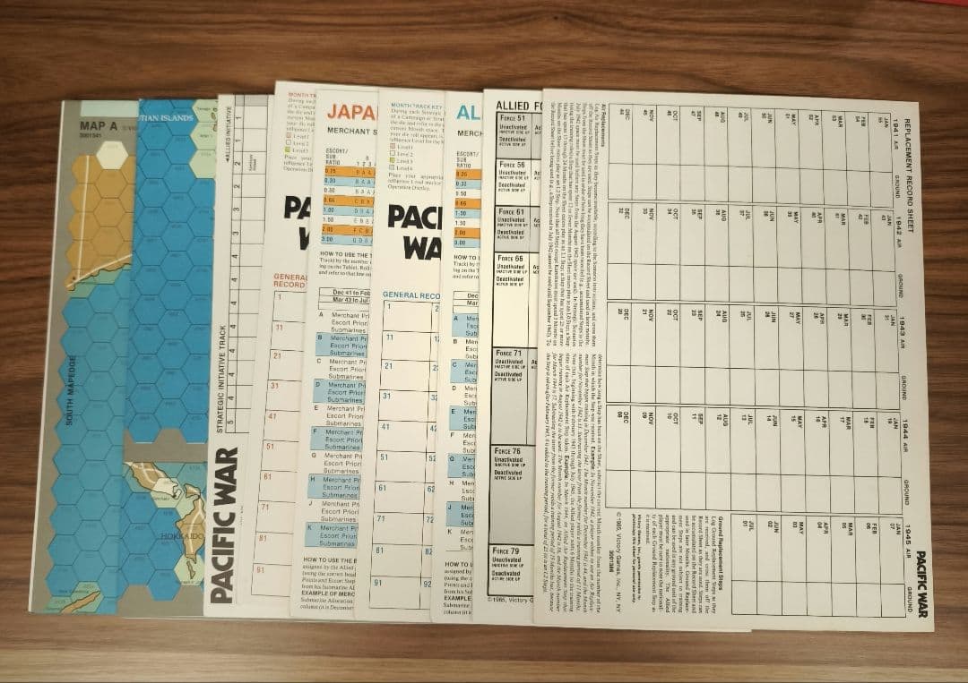 未使用品　パシフィックウォーPacific WAR シミュレーションゲーム