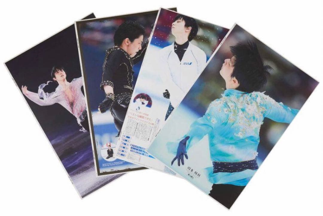 【新品未開封】羽生結弦　特大サイズポスター　４枚！　スポーツニッポン