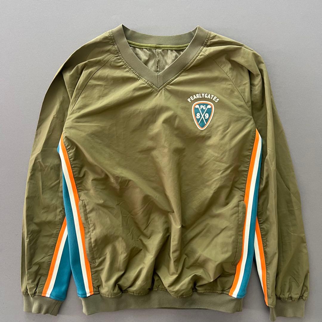 PEARLY GATES パーリーゲイツ　スニード　プルオーバー　カーキ　2 L