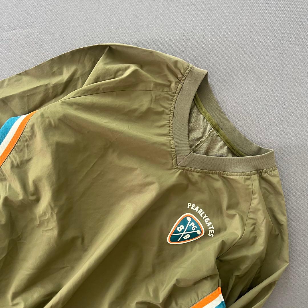 PEARLY GATES パーリーゲイツ　スニード　プルオーバー　カーキ　2 L