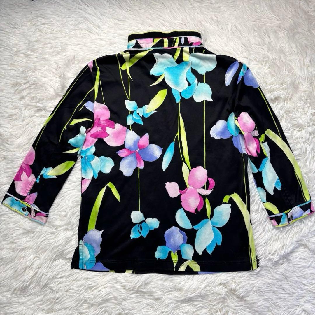 ✨美品✨　レオナール　トップス　シャツ　スポーツウェア　花柄　Sサイズ　115