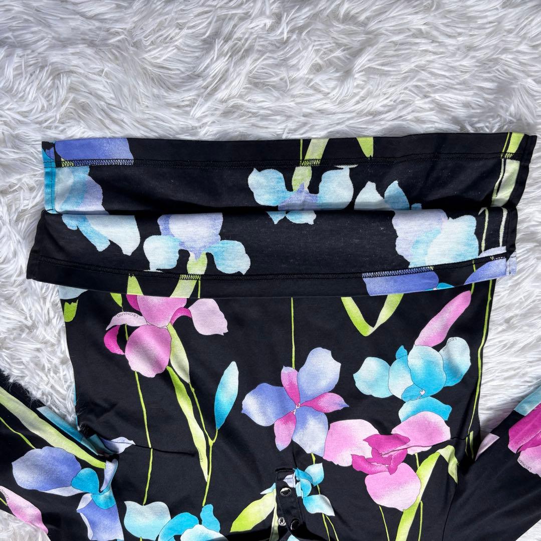 ✨美品✨　レオナール　トップス　シャツ　スポーツウェア　花柄　Sサイズ　115