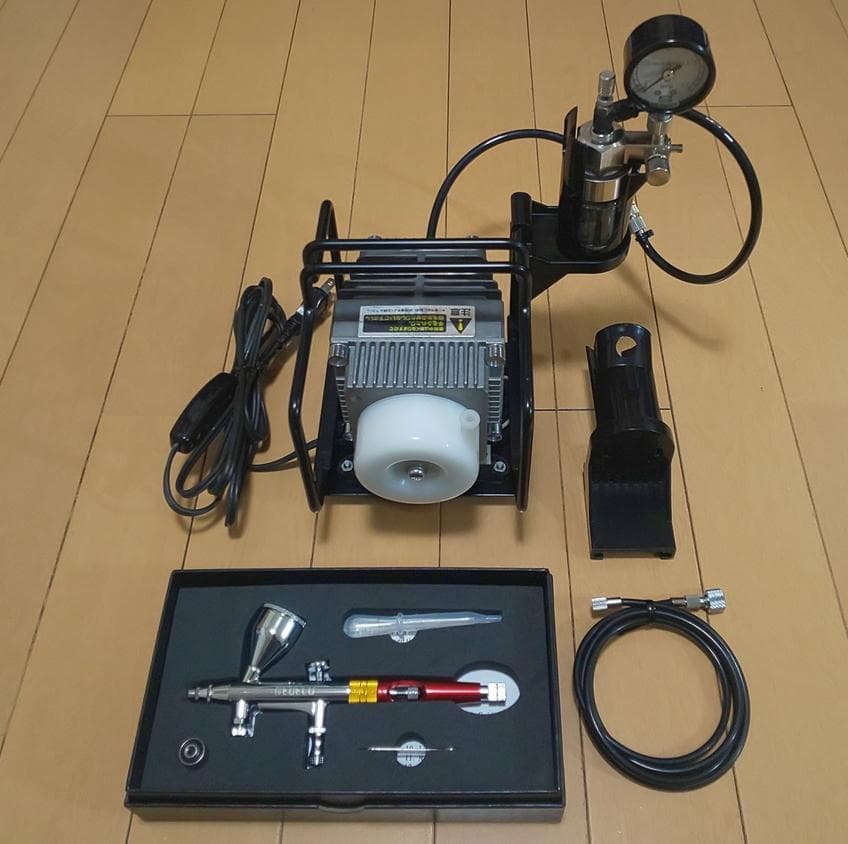 リニアコンプレッサーL5 エアブラシ レギュレーターセット エアーブラシ