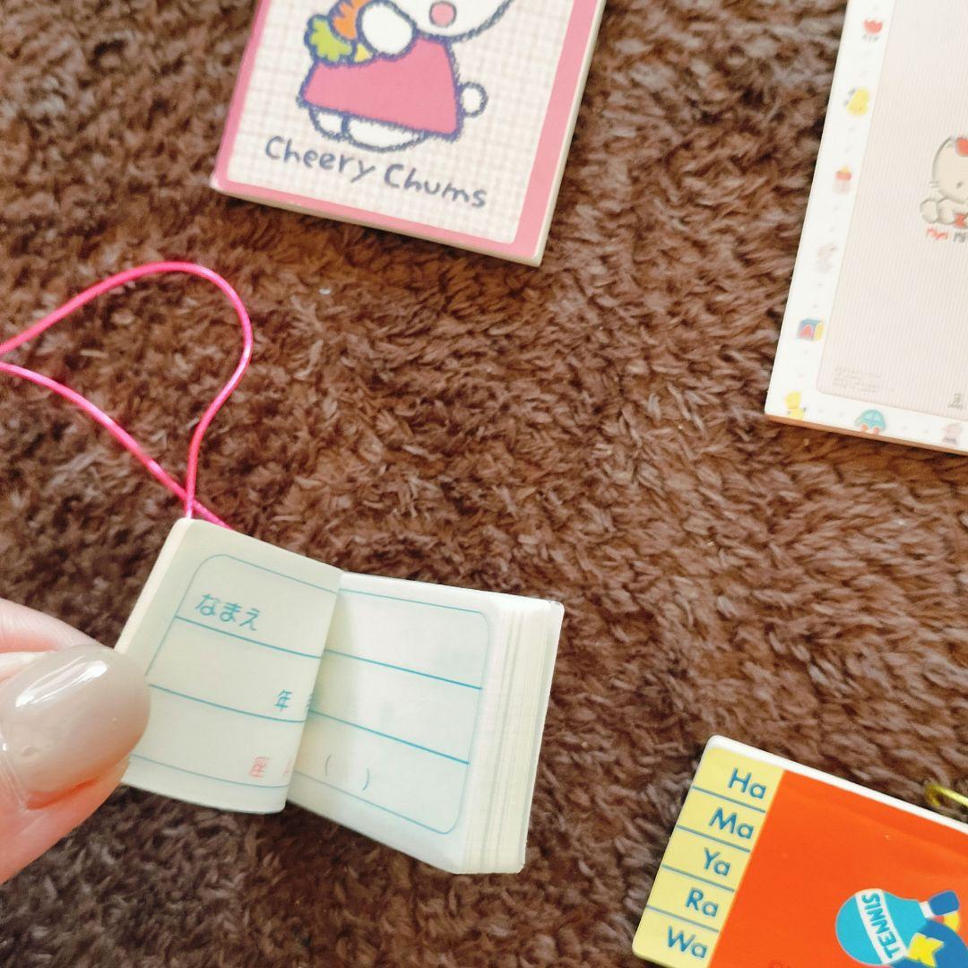 チアリーチャムなどレアキャラの昭和サンリオプレミアム ノートなど8個セット 美品