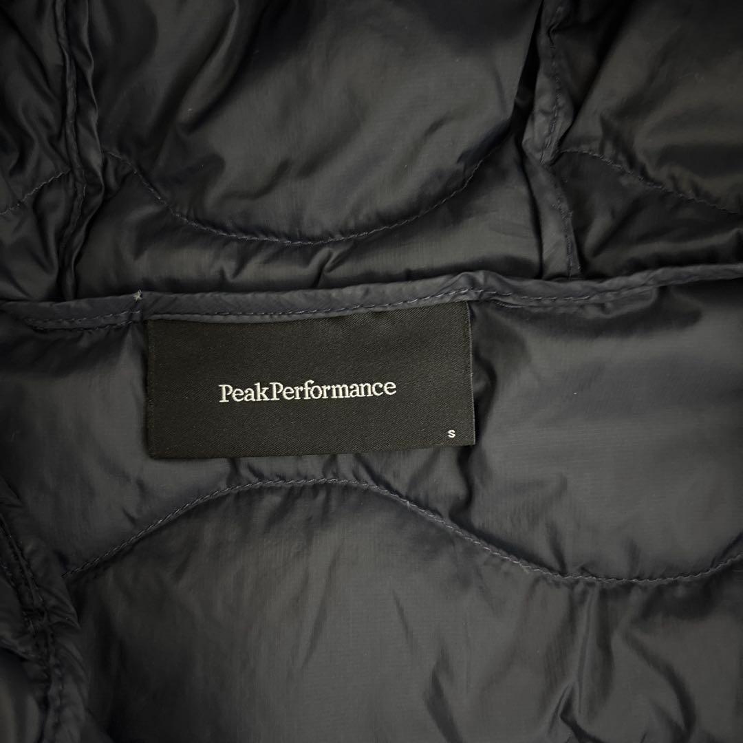 ピークパフォーマンス ヘリウム ダウン フード ジャケット メンズ ネイビー S