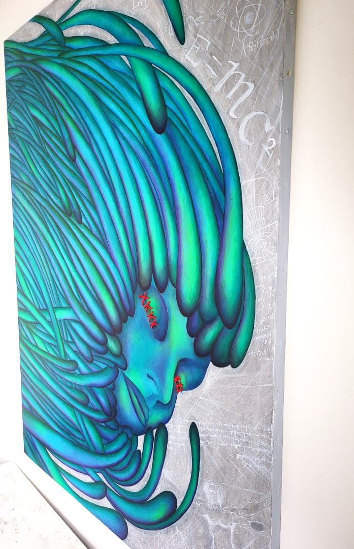 奇天烈Ⅱ / モダン画 キャンバス 117×91㎝ F50 原画のみ 現代アート