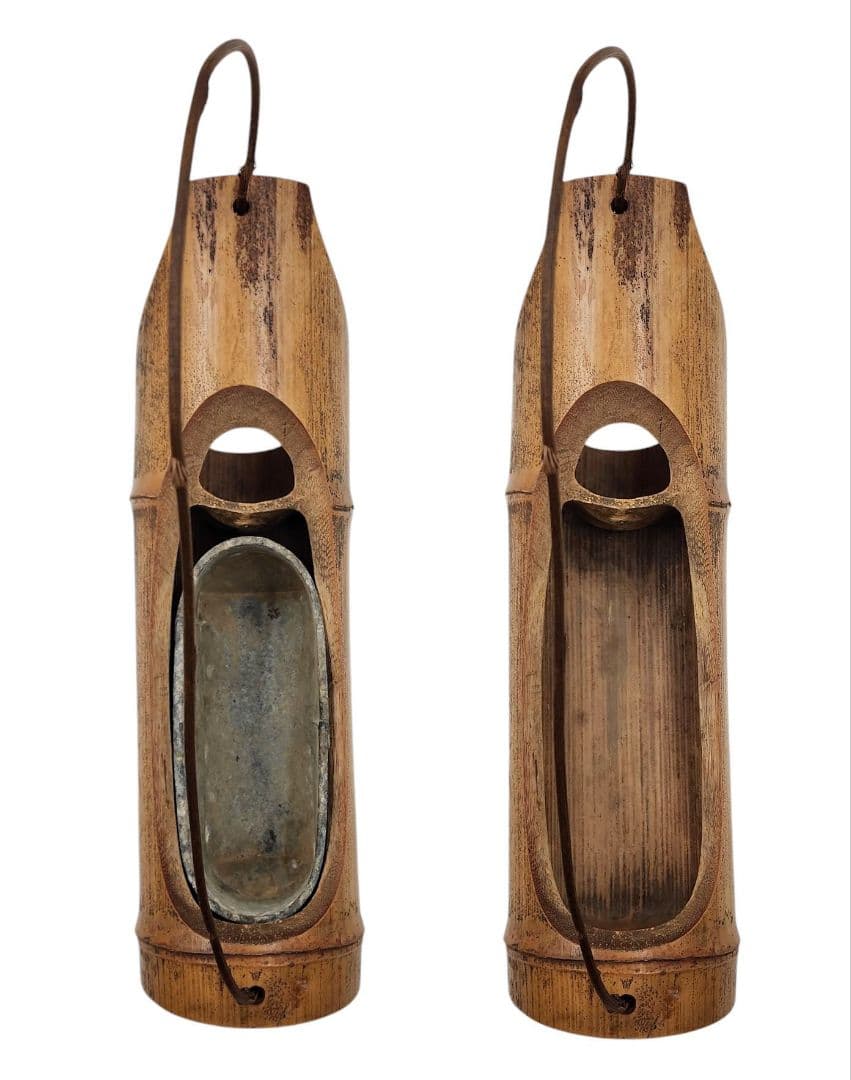 武者小路千家(官休庵)愈好斎箱書 元伯宗旦(千宗旦)朱漆直書 竹舟形 花入 桐箱